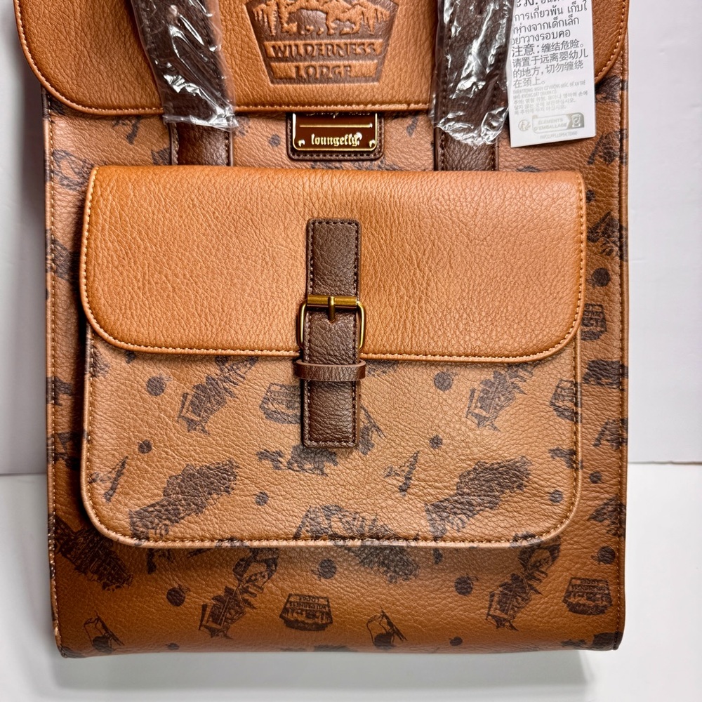 NWT Loungefly Disney Parks Wilderness Lodge Resort Loungefly Backpack Mickey - Picture 2 of 16